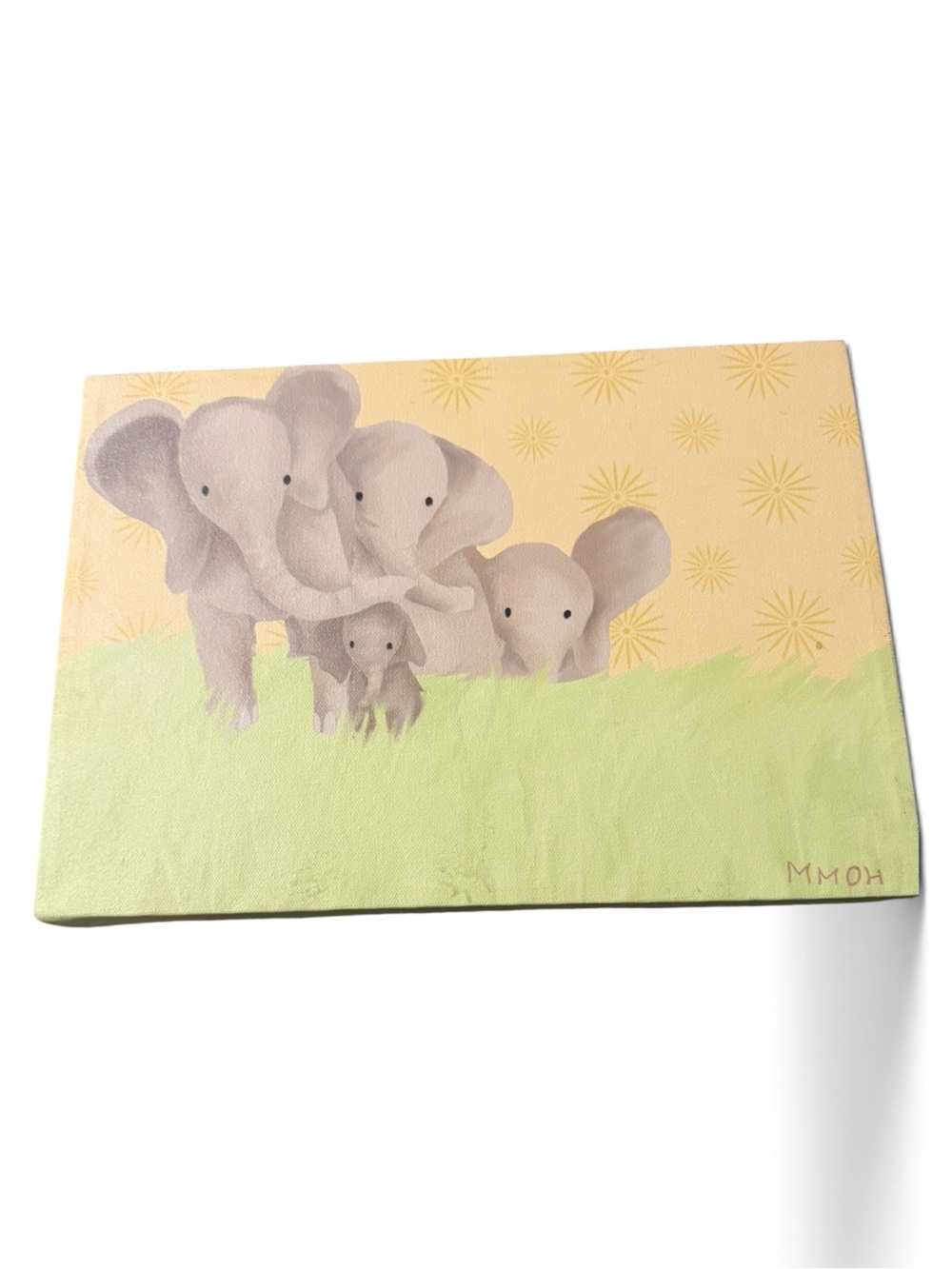 Oopsy Daisy “Elephant Parade”Canvas Wall Art by Meghann O’Hara